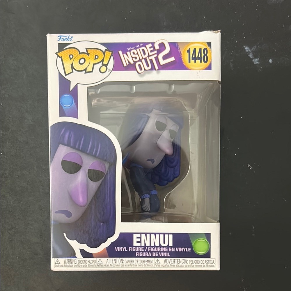 Funko Pop Inside Out 2 Ennui Figure #1448